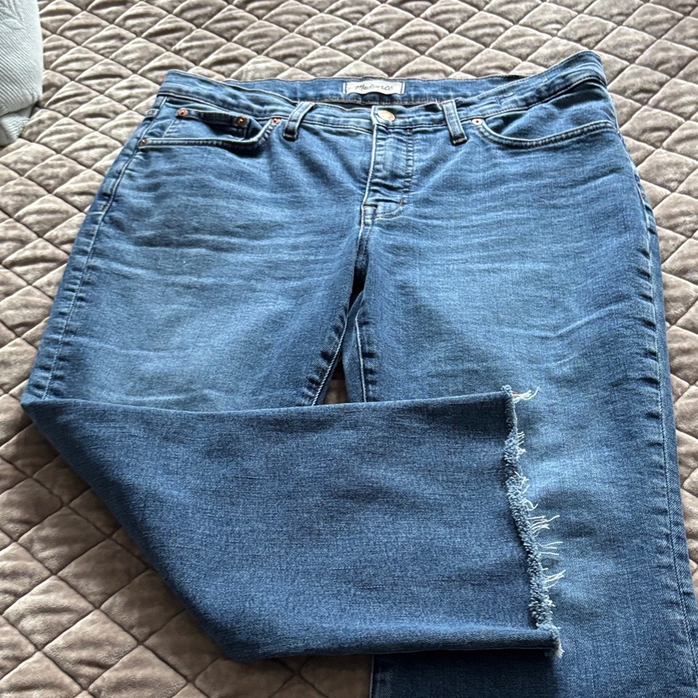 Madewell Dark Blue Flare Jeans